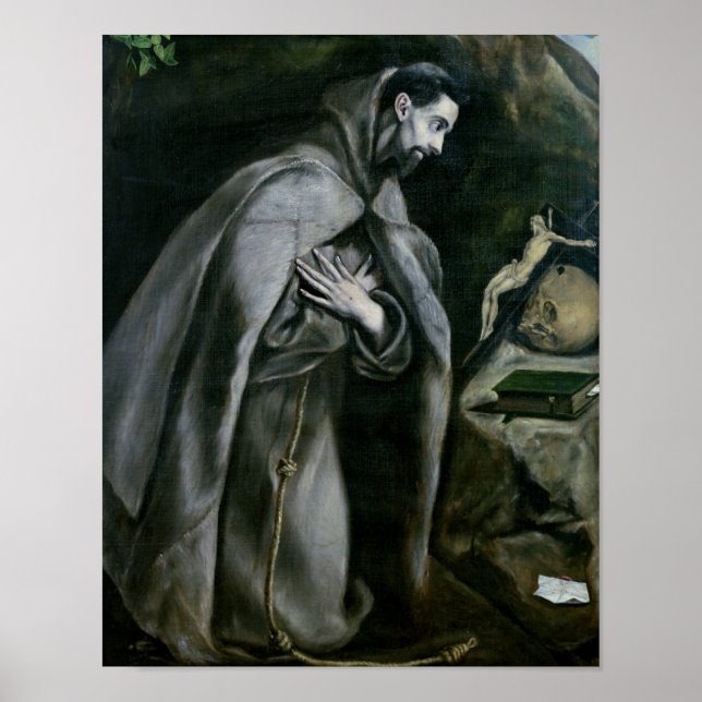 Poster Francis de Assisi, 1580-95 (Frente)