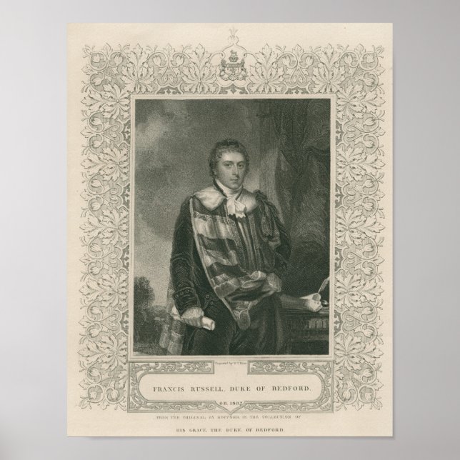 Poster Francis Russell 5 Duke de Bedford (Frente)