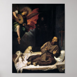 Poster Francisco de Assisi com música de anjo