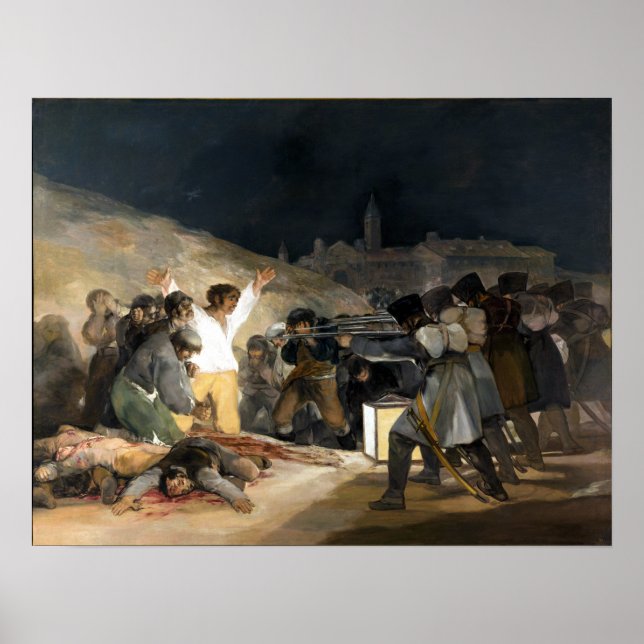 Poster Francisco de Goya O Terceiro de maio de 1808 (Frente)