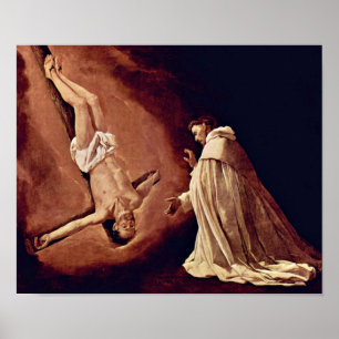 Póster Francisco de Zurbaran - visão de Pedro Nolasco da