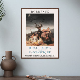 Poster Francisco Goya Bruxas Sababat Encantadores Escuros