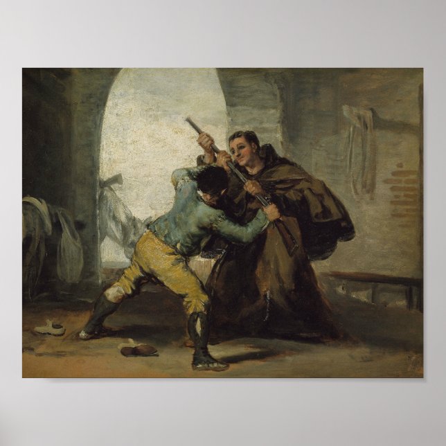 Poster Francisco Goya - Friar Pedro Lança a Arma (Frente)