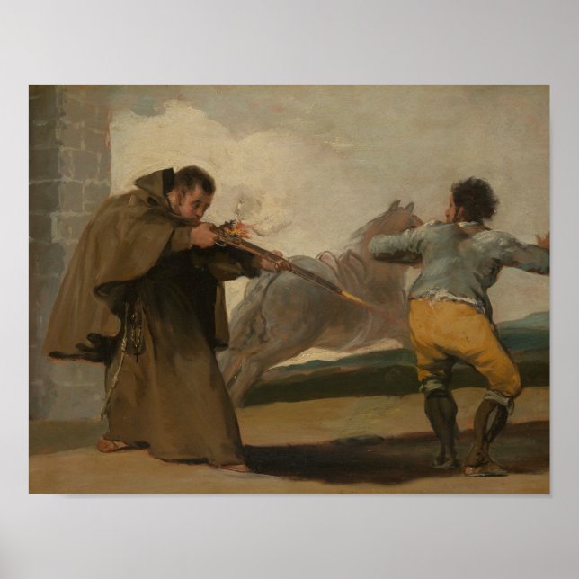 Poster Francisco Goya - Friar Pedro Shoots El Maragato (Frente)