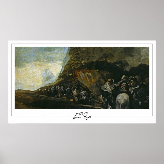 Poster Francisco Goya Zedign Cartaz de Arte #105 (Frente)