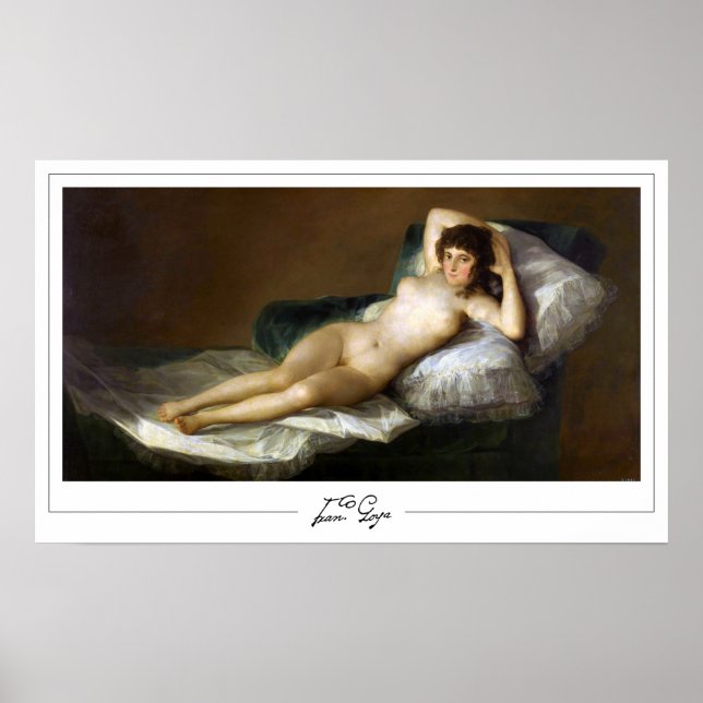Poster Francisco Goya Zedign Cartaz de Arte #251 (Frente)