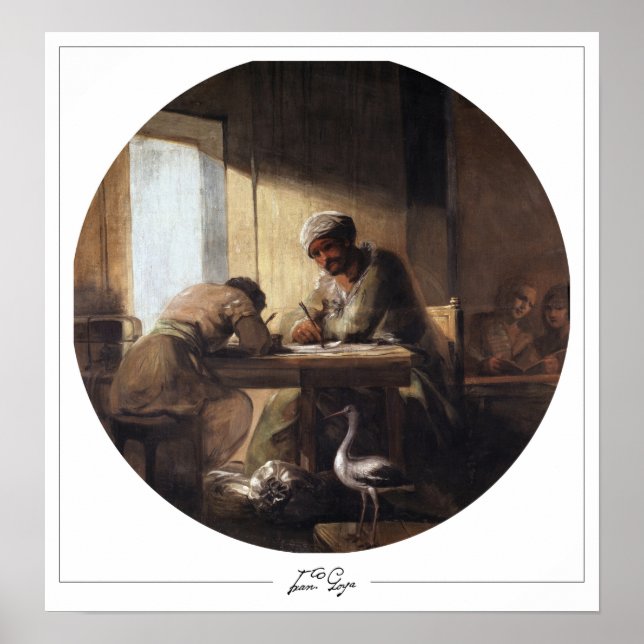 Poster Francisco Goya Zedign Cartaz de Arte #258 (Frente)