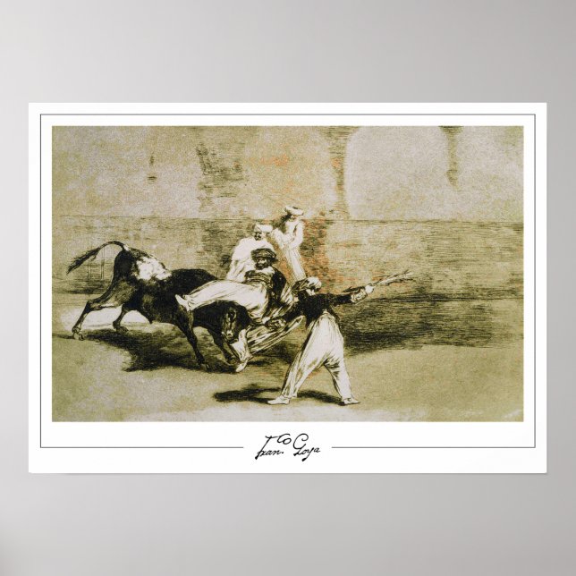 Poster Francisco Goya Zedign Cartaz de Arte #521 (Frente)