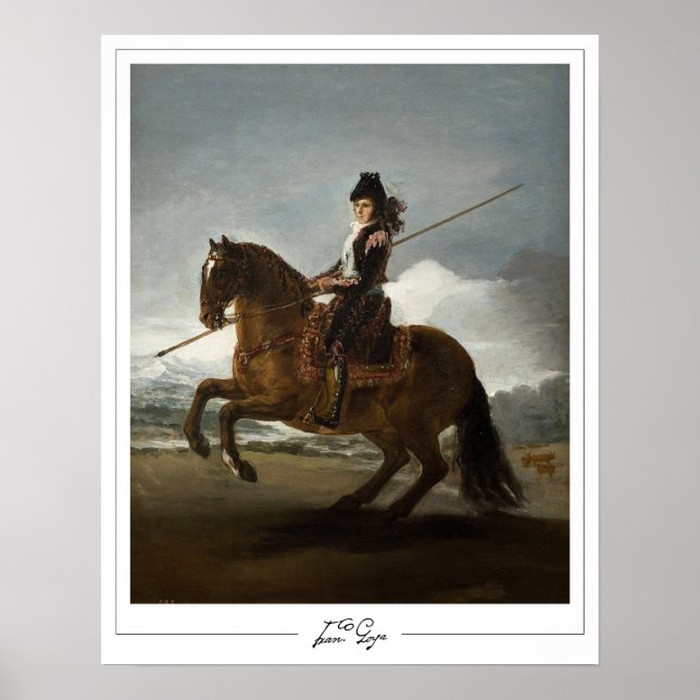 Poster Francisco Goya Zedign Cartaz de Arte #9 (Frente)