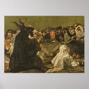 Póster Francisco Jose de Goya y Lucientes as bruxas