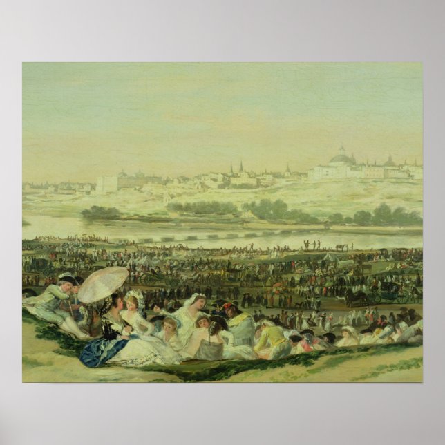 Póster Francisco Jose de Goya y Lucientes | Prados em (Frente)