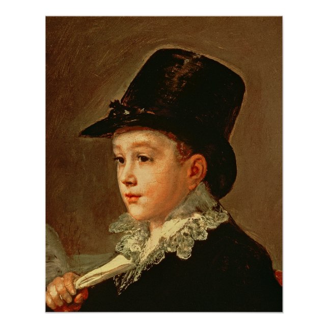 Póster Francisco Jose de Goya y Lucientes | Retrato de M (Frente)