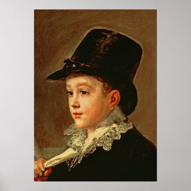 Póster Francisco Jose de Goya y Lucientes | Retrato de t (Frente)