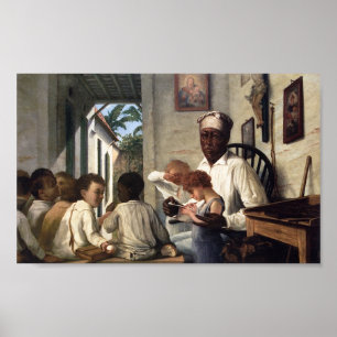 Póster Francisco Oller School of Master Rafael Cordero