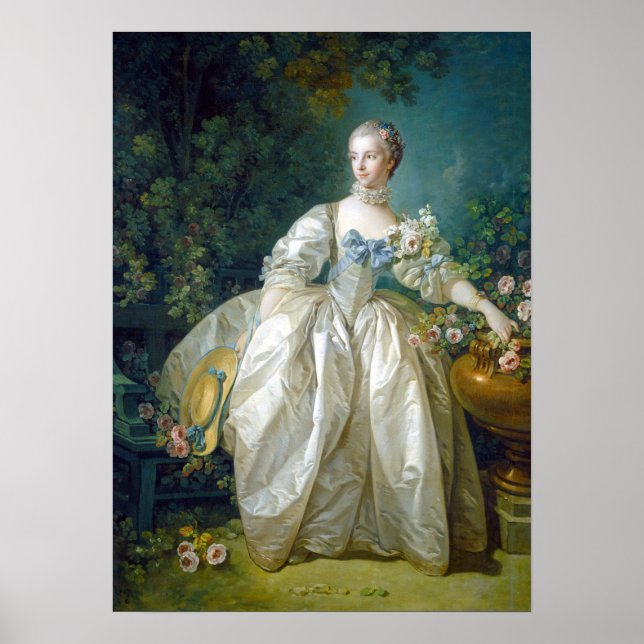 Poster François Boucher Madame Bergeret (Frente)
