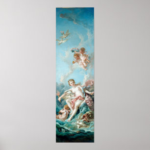 Poster François Boucher Venus sobre as ondas