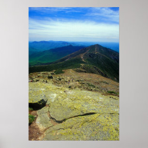 Poster Franconia Ridge Trilhos Montanhas Brancas