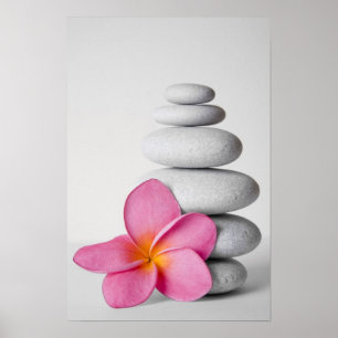 Póster Frangipani Zen