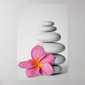 Póster Frangipani Zen
