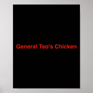 Poster Frango do General Tso