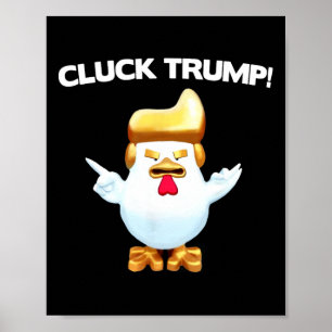 Poster Frango Trump Cacuja Trump Engraçado 