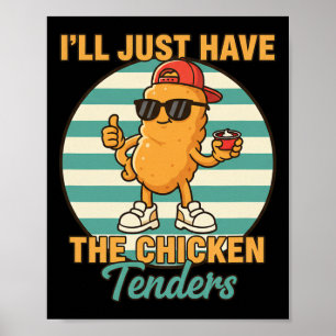 Poster Frango, Vou Pegar Só O Lanche De Tenders De Frango