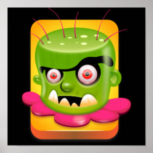 Póster Frankenstein irritado