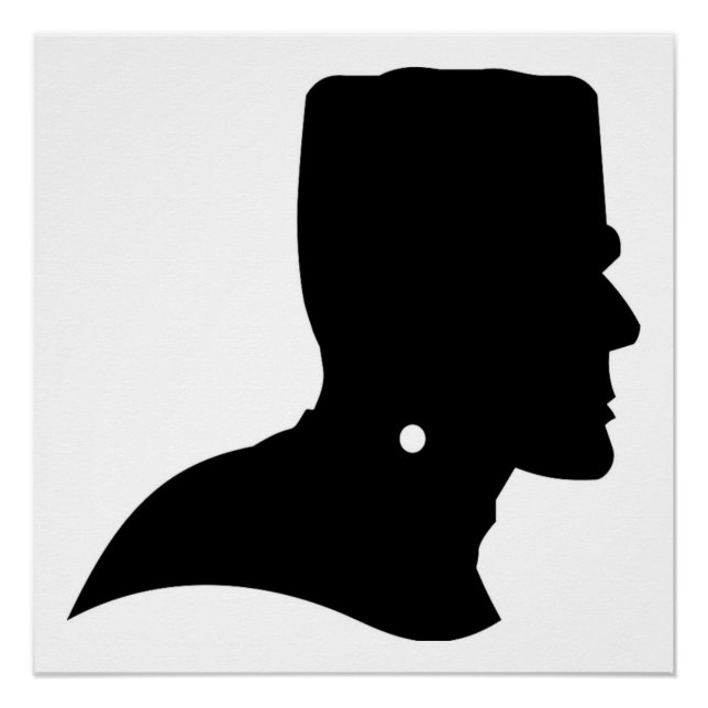 PÓSTER FRANKENSTEIN SILHOUETTE (Frente)