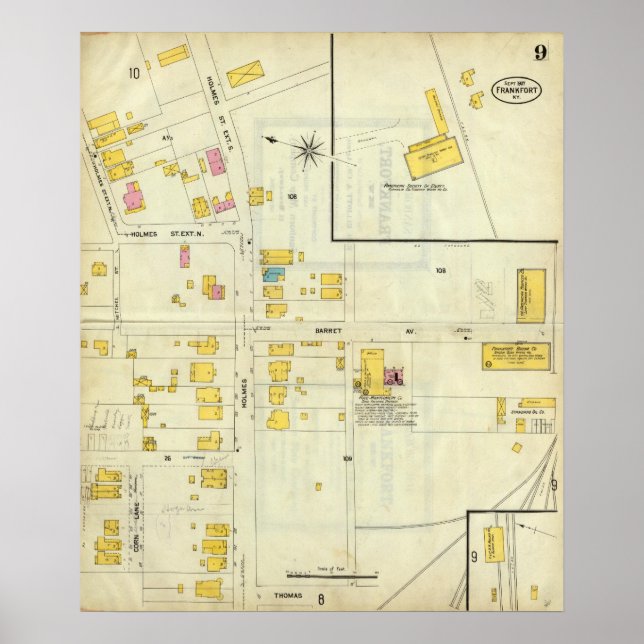 Póster Frankfort, Kentucky 8 (Frente)