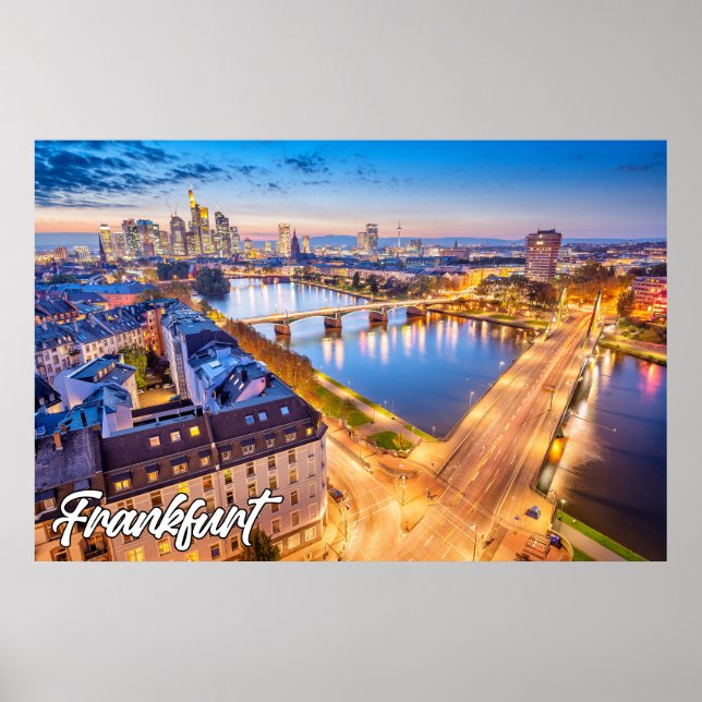 Poster Frankfurt, Alemanha (Frente)