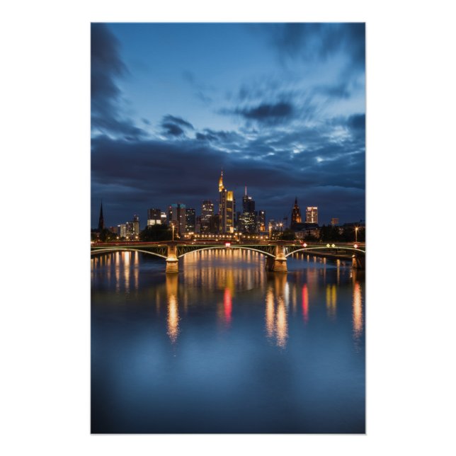 Póster Frankfurt am Main Alemanha (Frente)