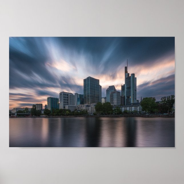 Poster Frankfurt am Main Alemanha (Frente)