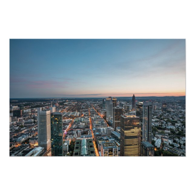 Póster Frankfurt am Main Alemanha (Frente)