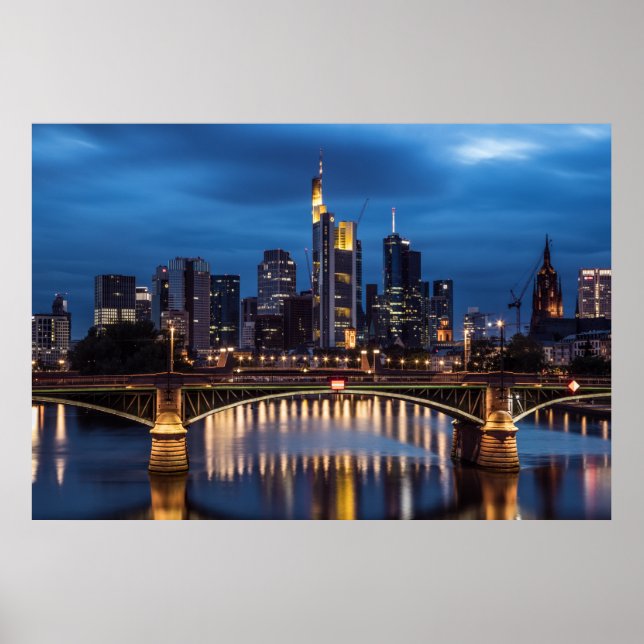 Poster Frankfurt Main Alemanha (Frente)