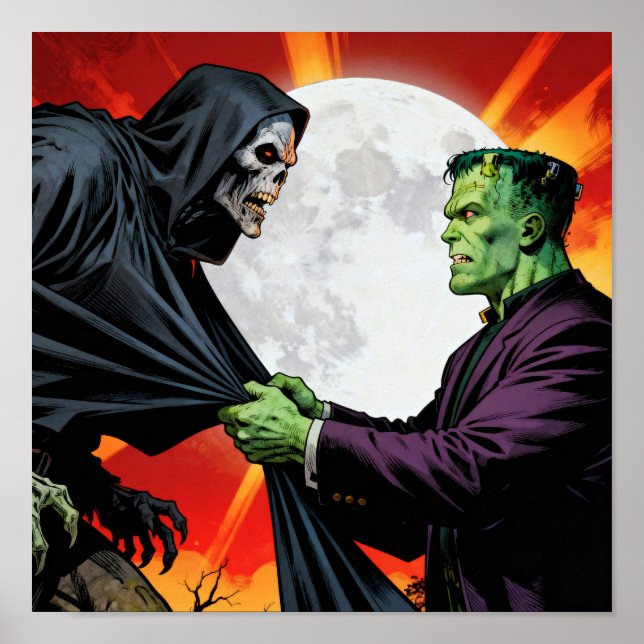 Poster Frankie Encontra a Morte (Frente)