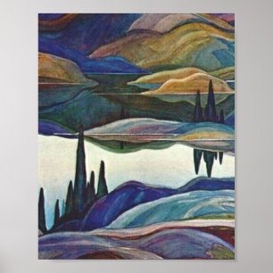 Poster Franklin Carmichael - Lago Mirror