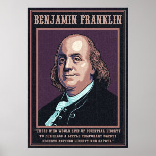 Poster Franklin - Liberdade