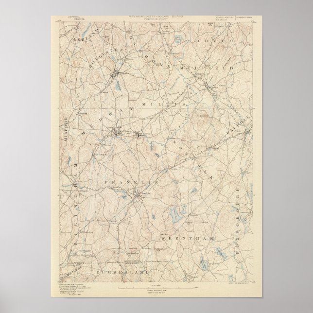 Póster Franklin, Massachusetts (Frente)