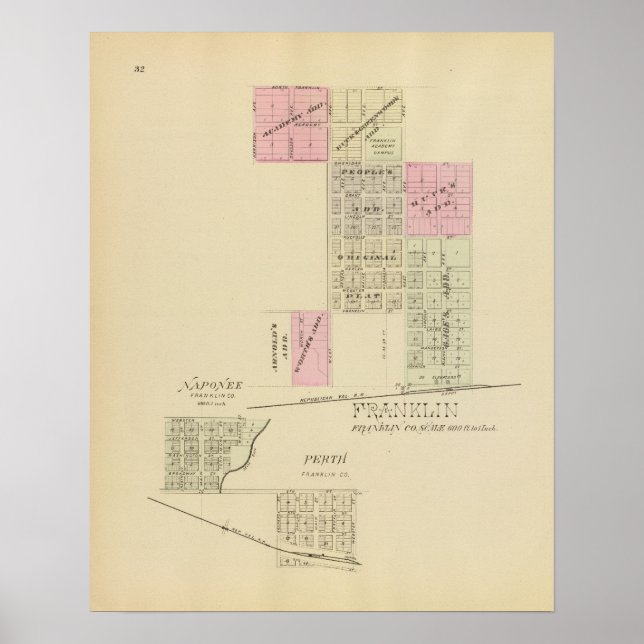 Póster Franklin, Nebraska (Frente)