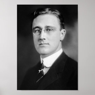 Poster Franklin Roosevelt - secretário assistente do