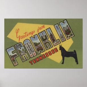 Póster Franklin, Tennessee - grandes cenas da letra