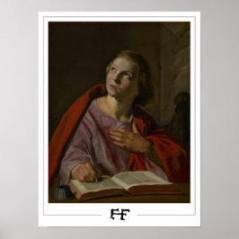 Poster Frans Hals Cartaz de Arte Zedign #218