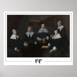 Poster Frans Hals Cartaz de Arte Zedign #246