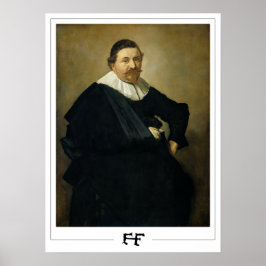 Poster Frans Hals Cartaz de Arte Zedign #248