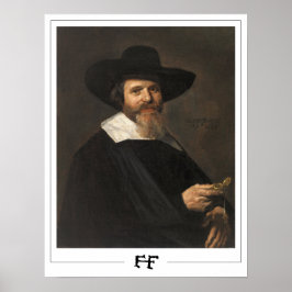 Poster Frans Hals Cartaz de Arte Zedign #250