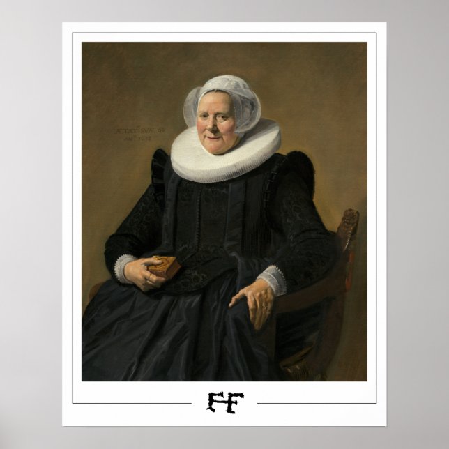 Poster Frans Hals Cartaz de Arte Zedign #26 (Frente)