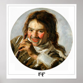 Poster Frans Hals Cartaz de Arte Zedign #262