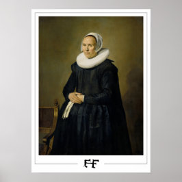 Poster Frans Hals Cartaz de Arte Zedign #303