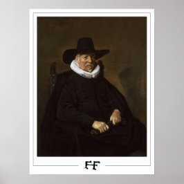 Poster Frans Hals Cartaz de Arte Zedign #307