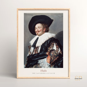 Poster Frans Hals Rindo da Elegância Clássica Cavalier